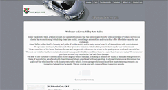 Desktop Screenshot of greenvalleycars.com